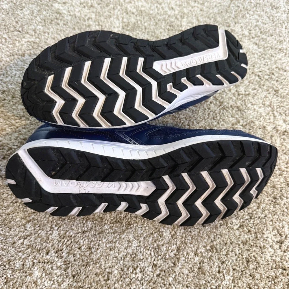 Saucony Cohesion 13 Mens Running‎ Shoes Navy Blue Silver S20559-22 Size 10.5